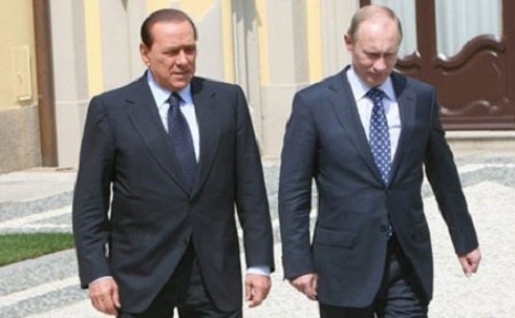 Putin and former Italian Prime Minister Silvio Berlusconi spent the weekend in Siberia